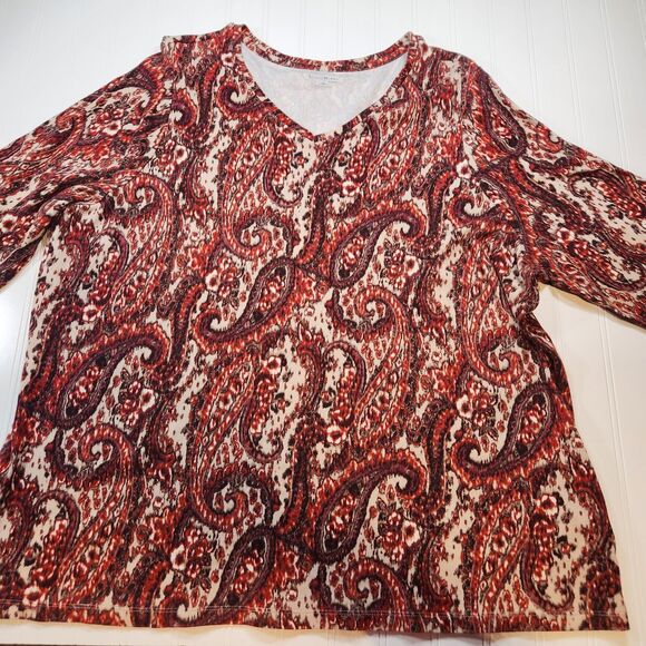 Studio Works 3x Plus V-neck Short Sleeve T-shirt 21.7262 - Picture 1 of 10